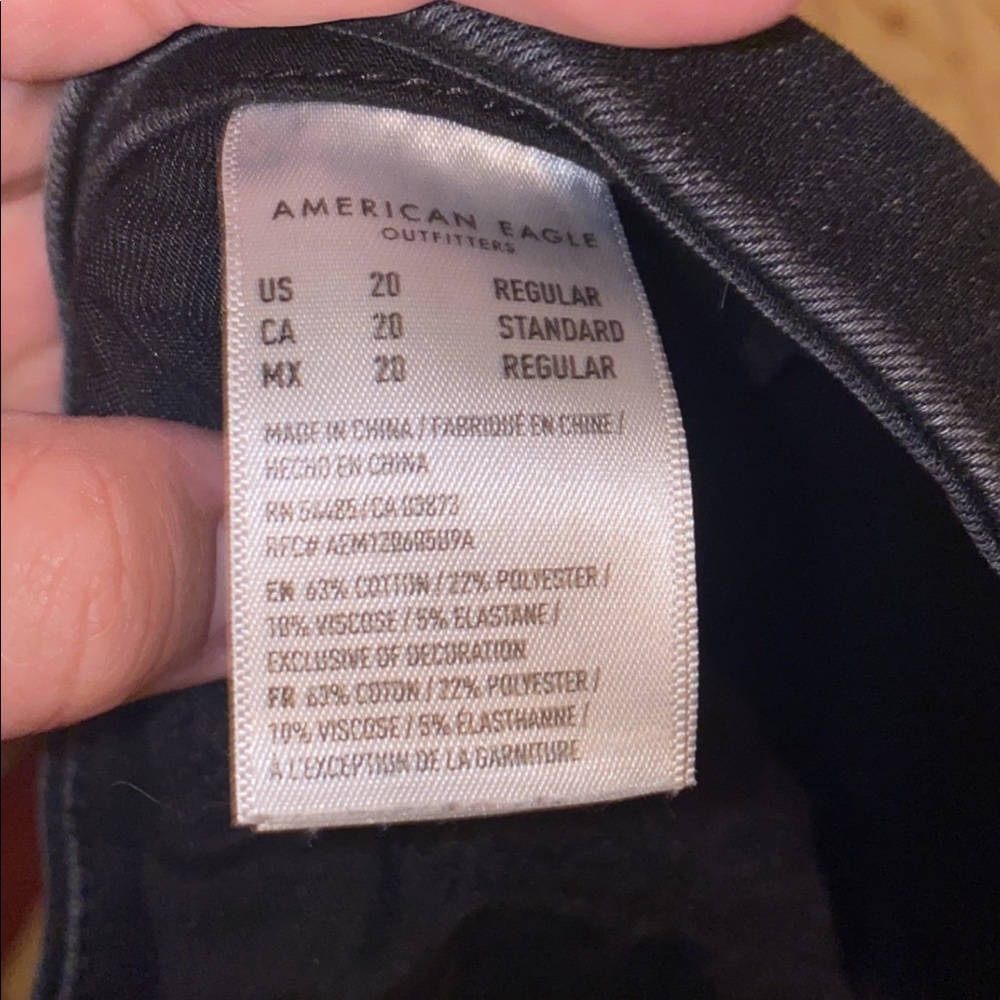Distressed plus size American Eagle jeans